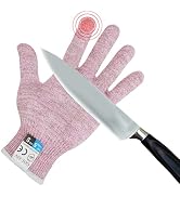 GOL-SIV Level 5 Cut Resistant Gloves, Touch-Screen Protective Gloves,Food Grade Glove for Oyster ...