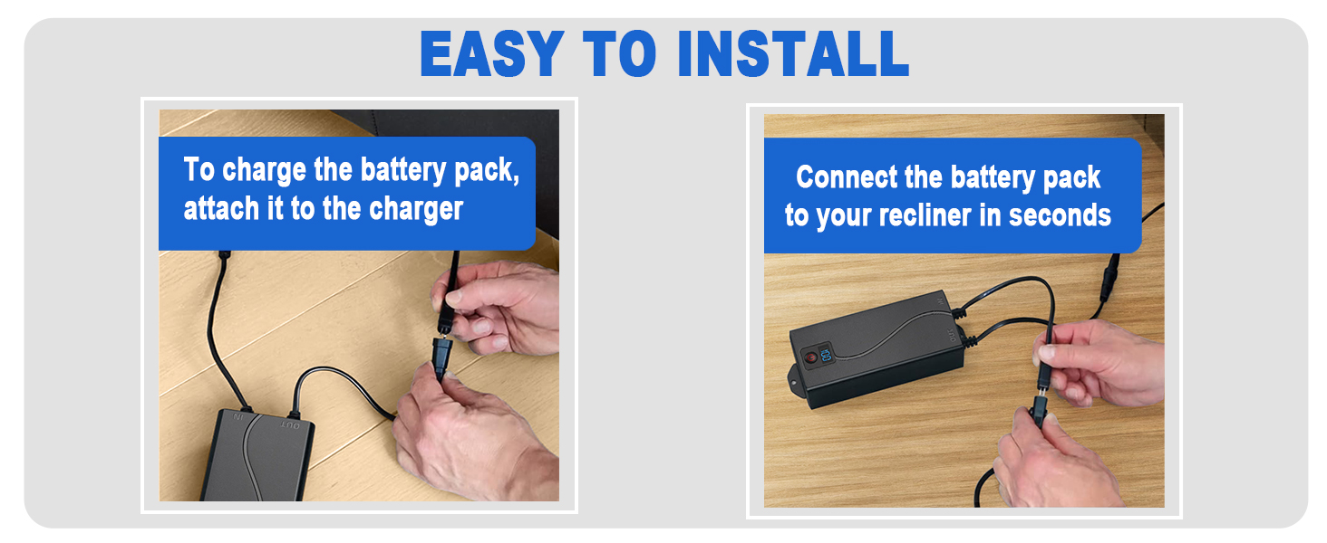 power recliner battery pack