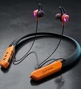 MANHATTAN Bluetooth Wireless Neckband Headphones — Work Earbud Earphones with 15H Playtime, Noise...