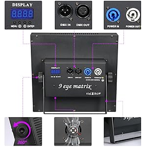 Wash stage light bar