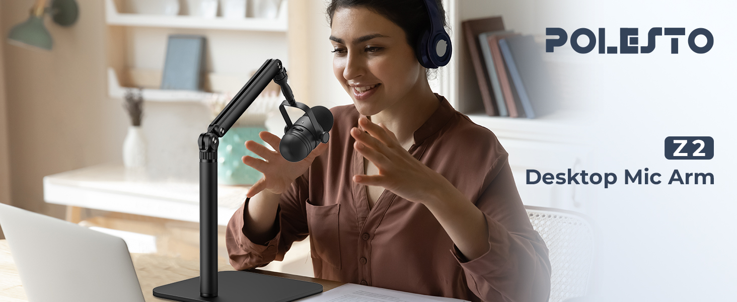 desktop microphone stand