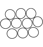 10Pcs Black Disk Drive Rubber Belt Replacement for Xbox 360, Replacement Belt Kit for Rock Tumble...