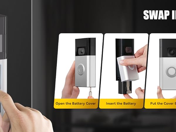 UPGRADED RING BATTERY CHARGING CASE