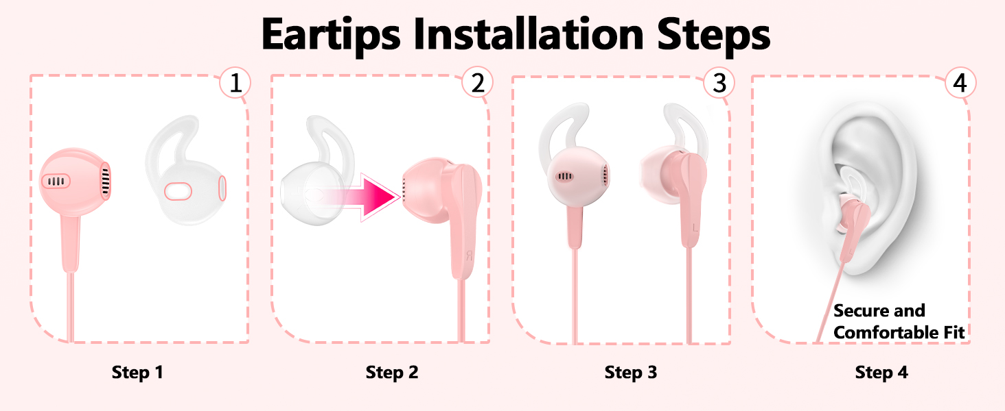 eartips installation steps