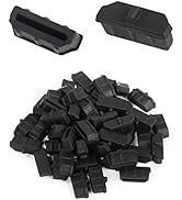 GINTOOYUN 50pcs HDMI Anti Dust Cap Cover Plugs HDMI Female Dustproof Plug Soft Silicone Protector...
