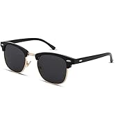 Pro Acme Semi-Rimless Polarized Sunglasses UV 400 Protection for Women Men