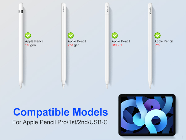 replacement apple pencil tips compatible models