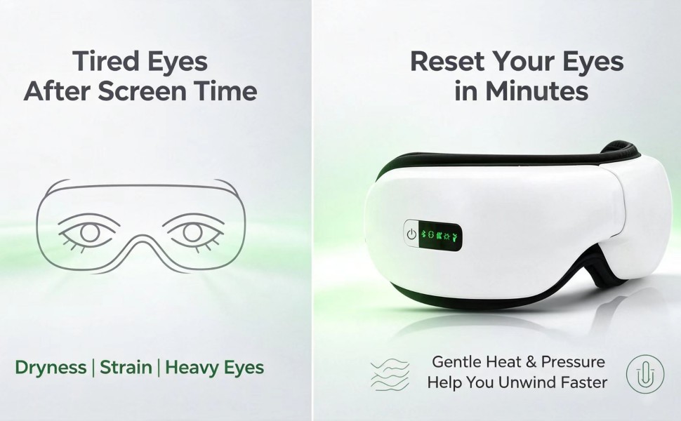 Eye fatigue after screen use