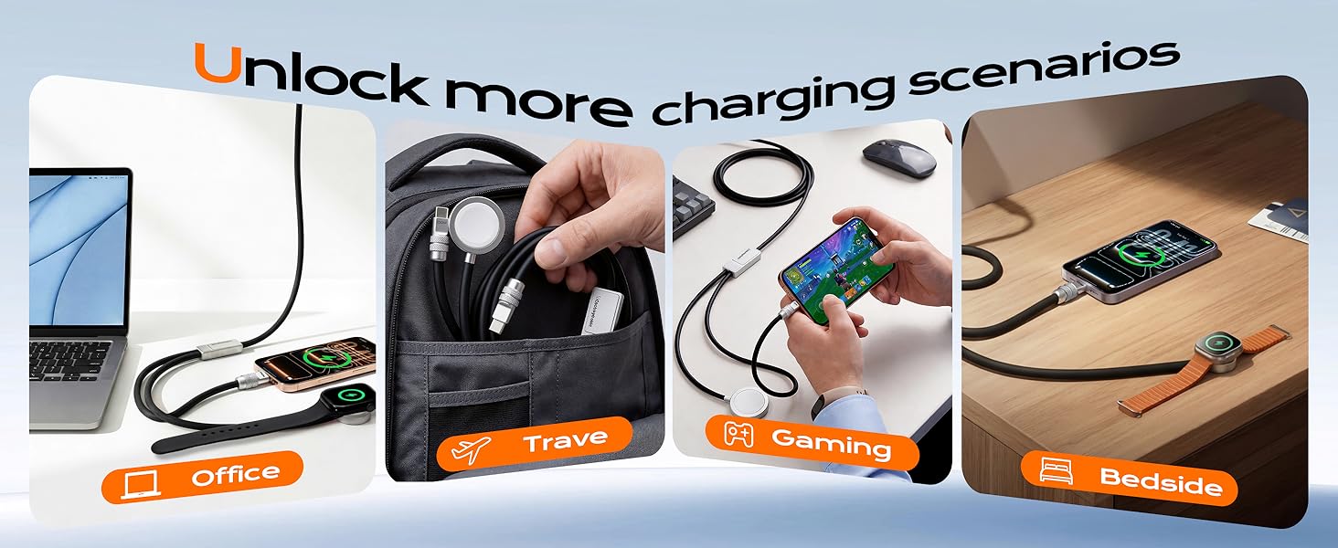 travel charger for iphone and apple watch