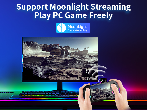 RG40XXH Moonlight Streaming