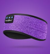 MUSICOZY Sleep Headphones Wireless, Bluetooth Headband Sports Sleeping Headphones Sleep Mask Earb...