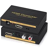 avedio links 4K@60Hz HDMI Audio Extractor Converter, HDMI Video Audio Splitter Embedder Adapter +...