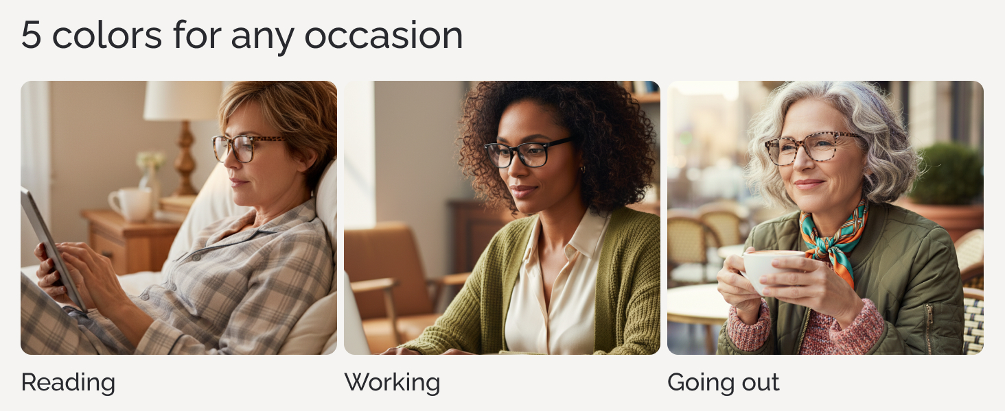 CCVOO Reading Glasses for Women