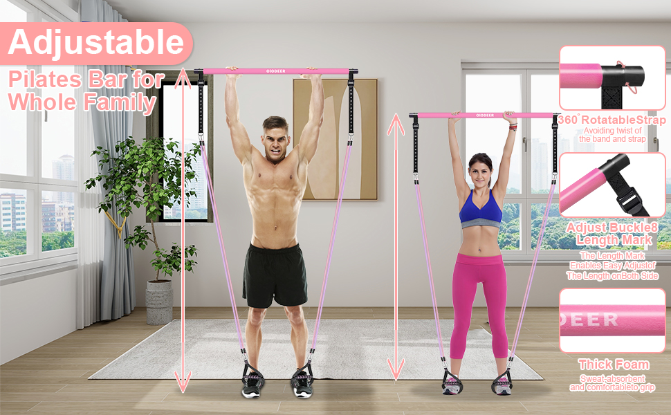 Olodeer Pilates Bar Kit 