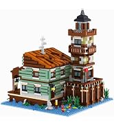 BDYDT Architecture Fishing Village Wooden House Micro Building Blocks Set(2689PCS) - Architectura...