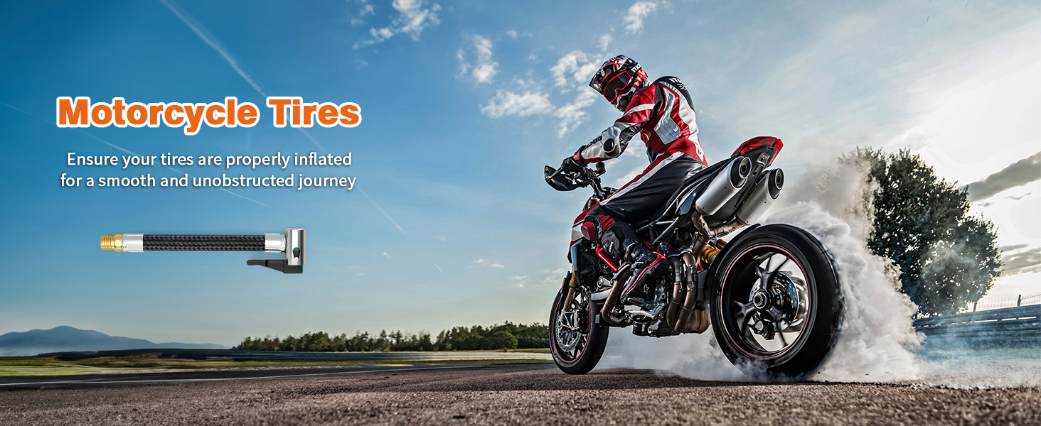 tire pump for motorcycle