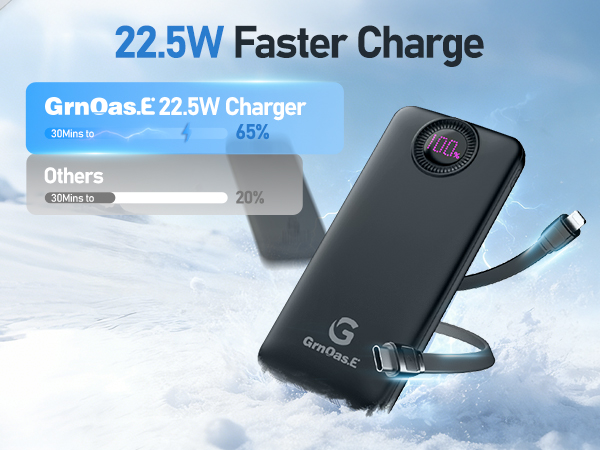 22.5w faster charge portable charger