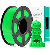 SUNLU Fluorescent PLA 3D Printer Filament, PLA Filament 1.75mm, Brighter Color for Halloween Deco...