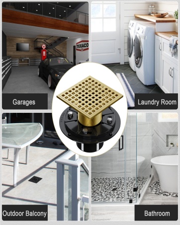 Shower floor drain