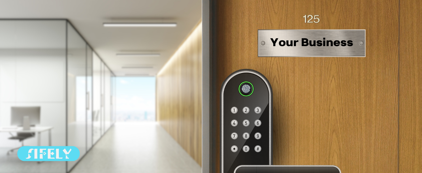 office entry door fingerprint