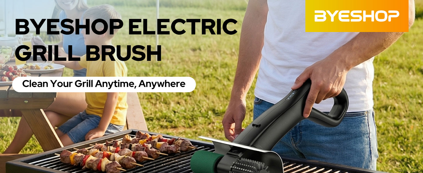 BYESHOP ELECTRIC GRILL BRUSH