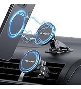 PROfezzion 2-Pack Compatible with MagSafe Car Mount, Magnetic Phone Holder for Car Vent, Dash, Ho...