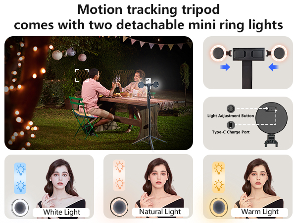 360 rotatable selfie stick tripod