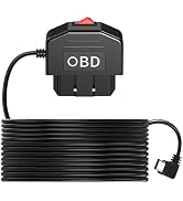 Dash Cam OBD Hardwire Kit, USB Type C Power Cable for Dash Camera 24 Hours Surveillance/Acc Mode ...