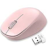LeadsaiL Wireless Mouse for Laptop 2.4G Silent Cordless USB Mouse Slim Wireless Optical Computer ...