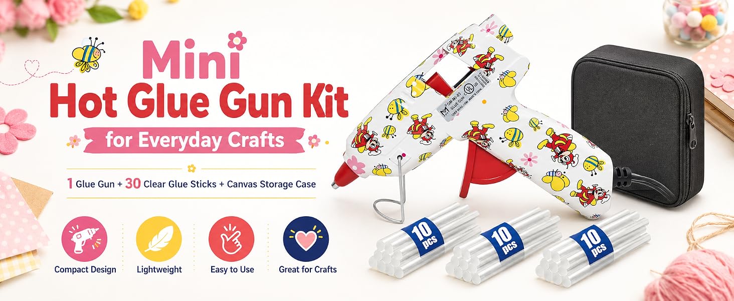 mini hot glue gun