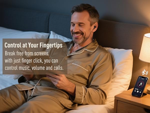 Sleeping earphone remote control