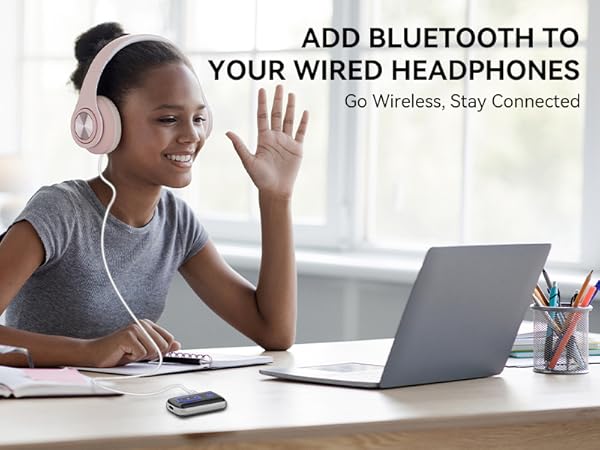 ADD BLUETOOTH TO YOUR WIRED HEADPHONES