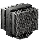 PCCOOLER CPU Air Cooler Mini Dual Tower, 6×6mm Heatpipes, 100mm PWM Fan, 115mm Height, Compact De...