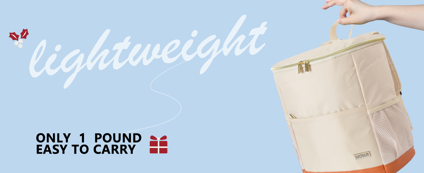 Insulated Cooler Backpack Outdoor - Leak Proof Backpack Cooler 30 Cans, Waterproof Lightweight