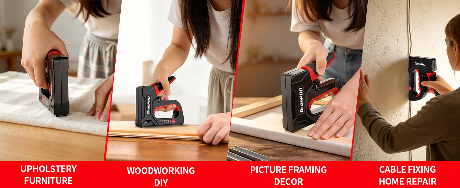 Upholstery Stapler Nail Gun