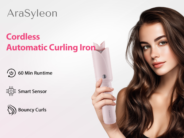 cordless automatic curling iron
