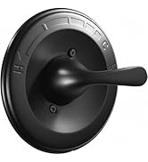 Universal Shower Trim Kit Replacement for Delta 13/14 Series, Matte Black Shower Handle &amp; Cover P...