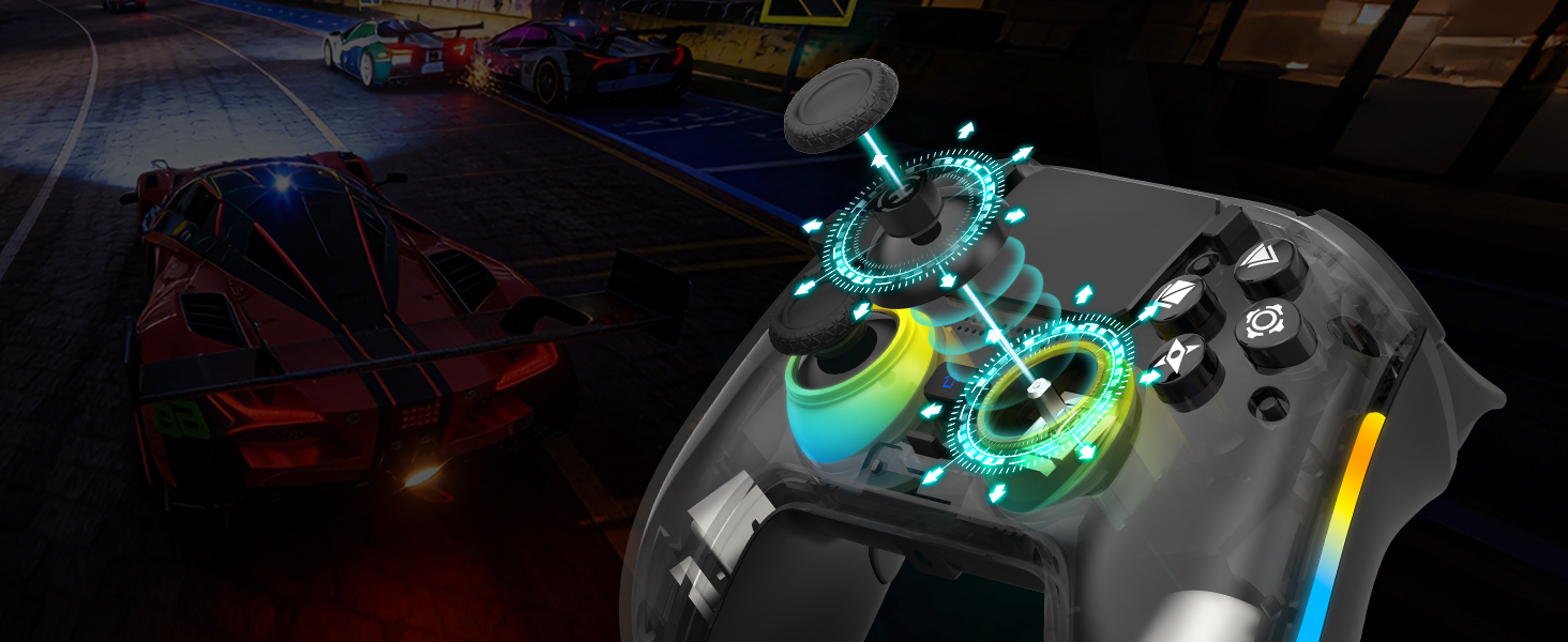 Hall effect joysticks