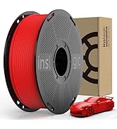 Inslogic Matte PLA Filament 1.75mm 3D Printer Filament, Fine Matte Texture &amp; High Precision, Dime...