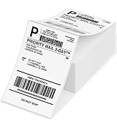 Phomemo Shipping Labels - Packs of 500 4X6 Per Fan-Fold Label Compatible with Phomemo 241bt, D520...