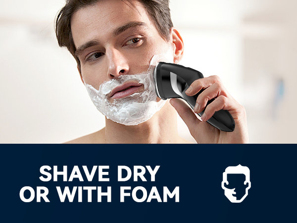 Electric Razor for Men with Pop-Up Trimmer
