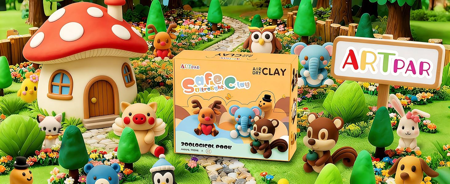 ARTPAR AIR DRY CLAY Xmas KITS