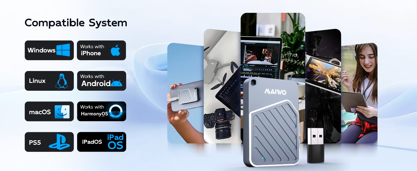 Magnetic NVMe enclosure 10Gbps for 2230 2242