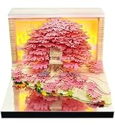 3D Time Piece Calendar, 2026 Desk Calendar With LED Light, 3d Tree Memo Pad Creative Desk Calenda...