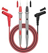SWANLAKE 2-Piece Multimeter Test Probes, CAT III 1000V 20A Multi Meter Test Leads Kit, Ultra-Shar...