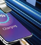 240w 4-in-1 Multi USB Charging Cable, Silicone Cablewith Breathing Light &amp; Fast Charging &amp; Data S...