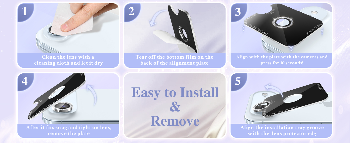 for iphone air camera lens protector