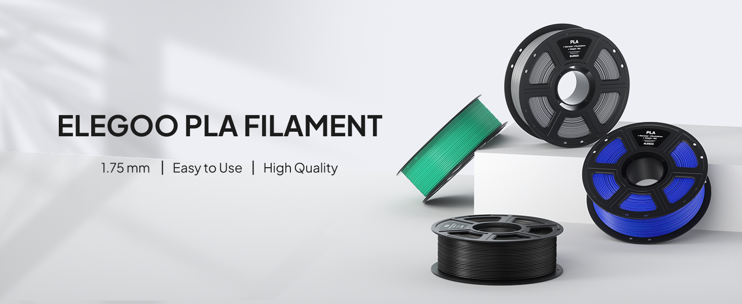 ELEGOO PLA 3d printer filament 1.75mm plastic spool