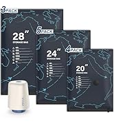 Zeclu 12 Pack Vacuum Seal Bags for Clothing Travel with Electric Air Pump, Packing Cubes Compress...