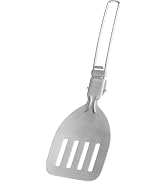 Stainless Steel Spatulas, Foldable Heat Resistant Metal Spatula Portable Cooking Folding Spatula ...